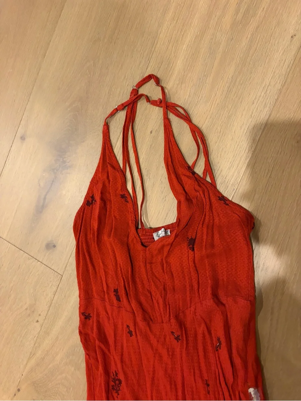 Free People “Get To You” Floral Maxi Dress with Adjustable Straps